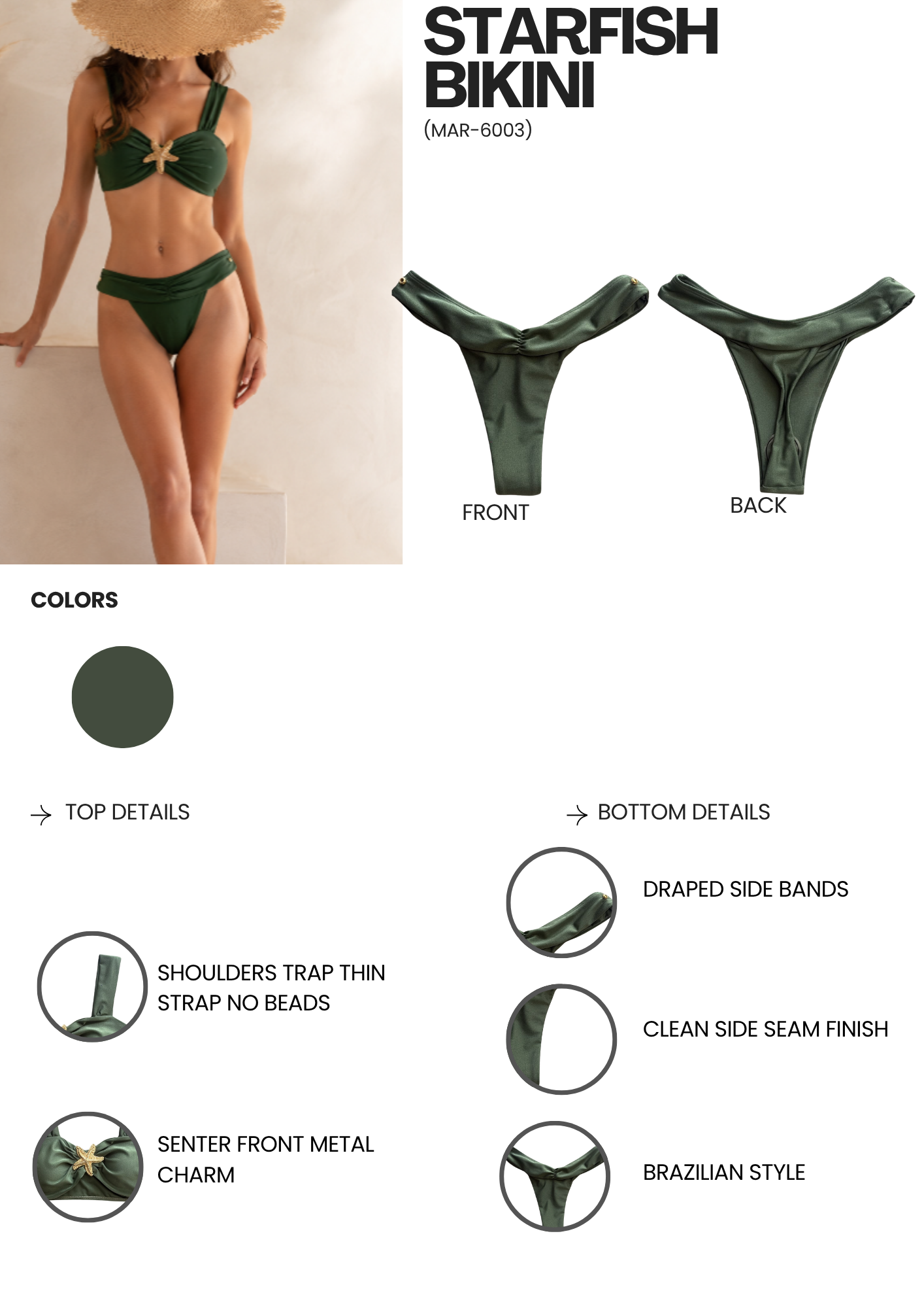 Starfish bikini mar (MAR-6003)