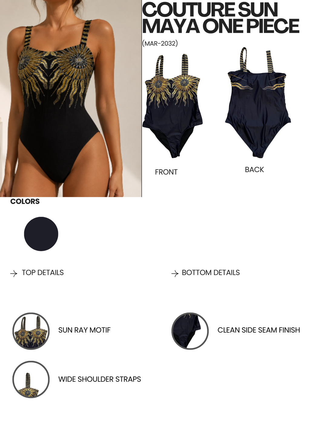Couture sun maya one piece (MAR-2032)