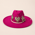 Pink heart hat