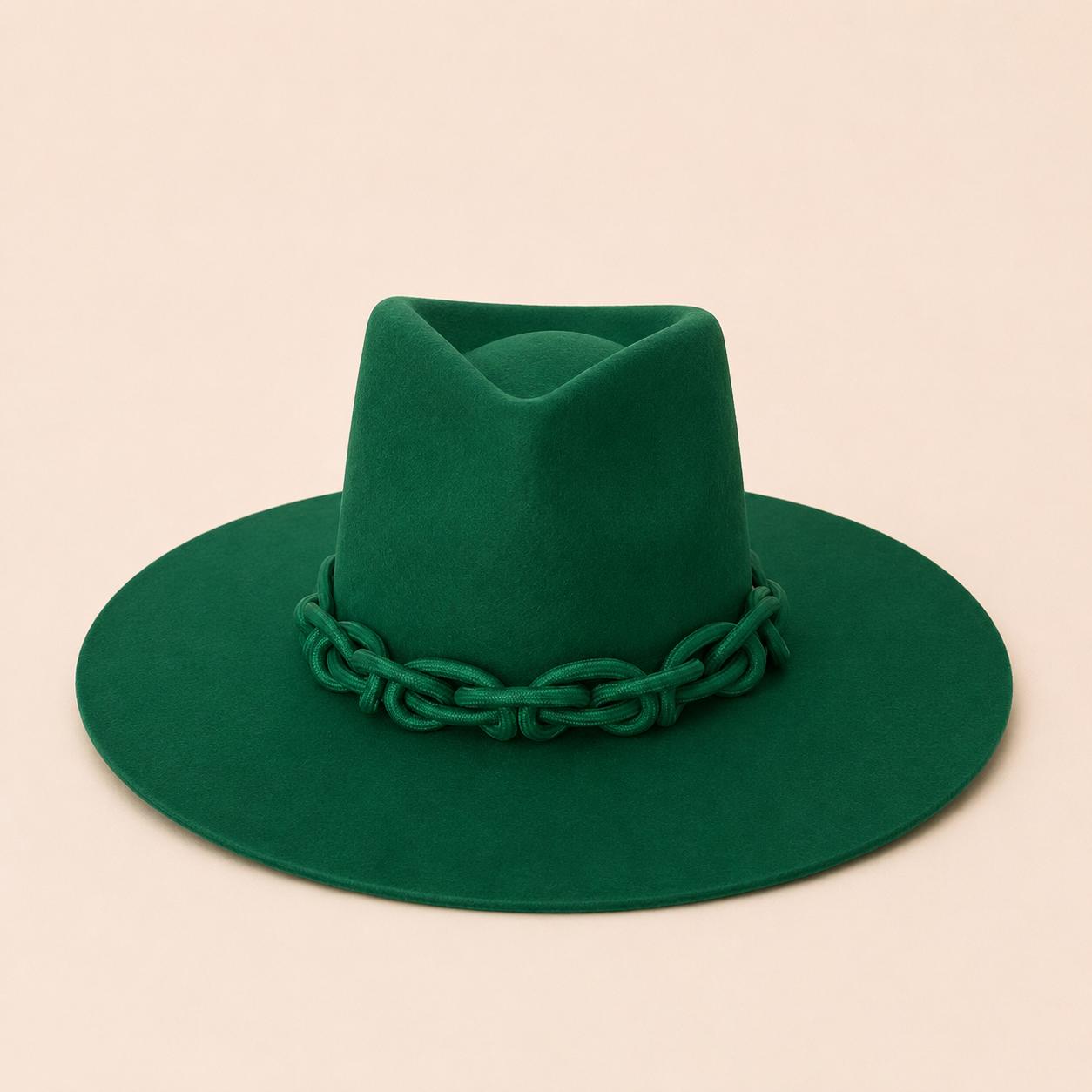 Cowboy Hat Emerald Green (MX-008)