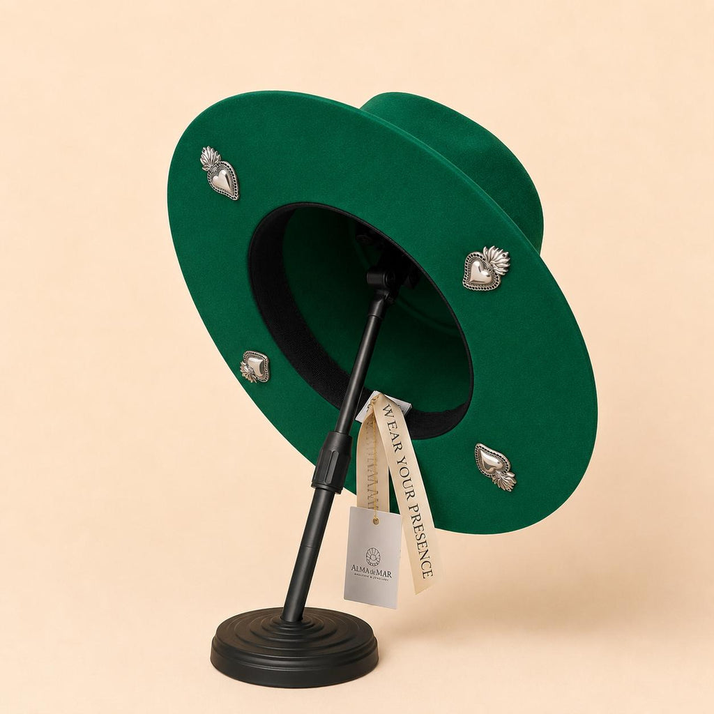 Cowboy Hat Emerald Green (MX-008)