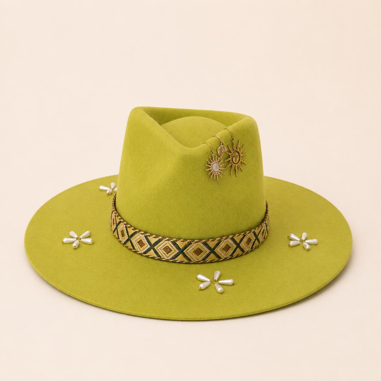Cowboy Hat Solstice Lime  (MX-007)