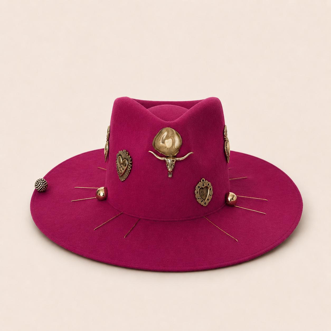 Cowboy Hat Valentina Fuchsia (MX-005)