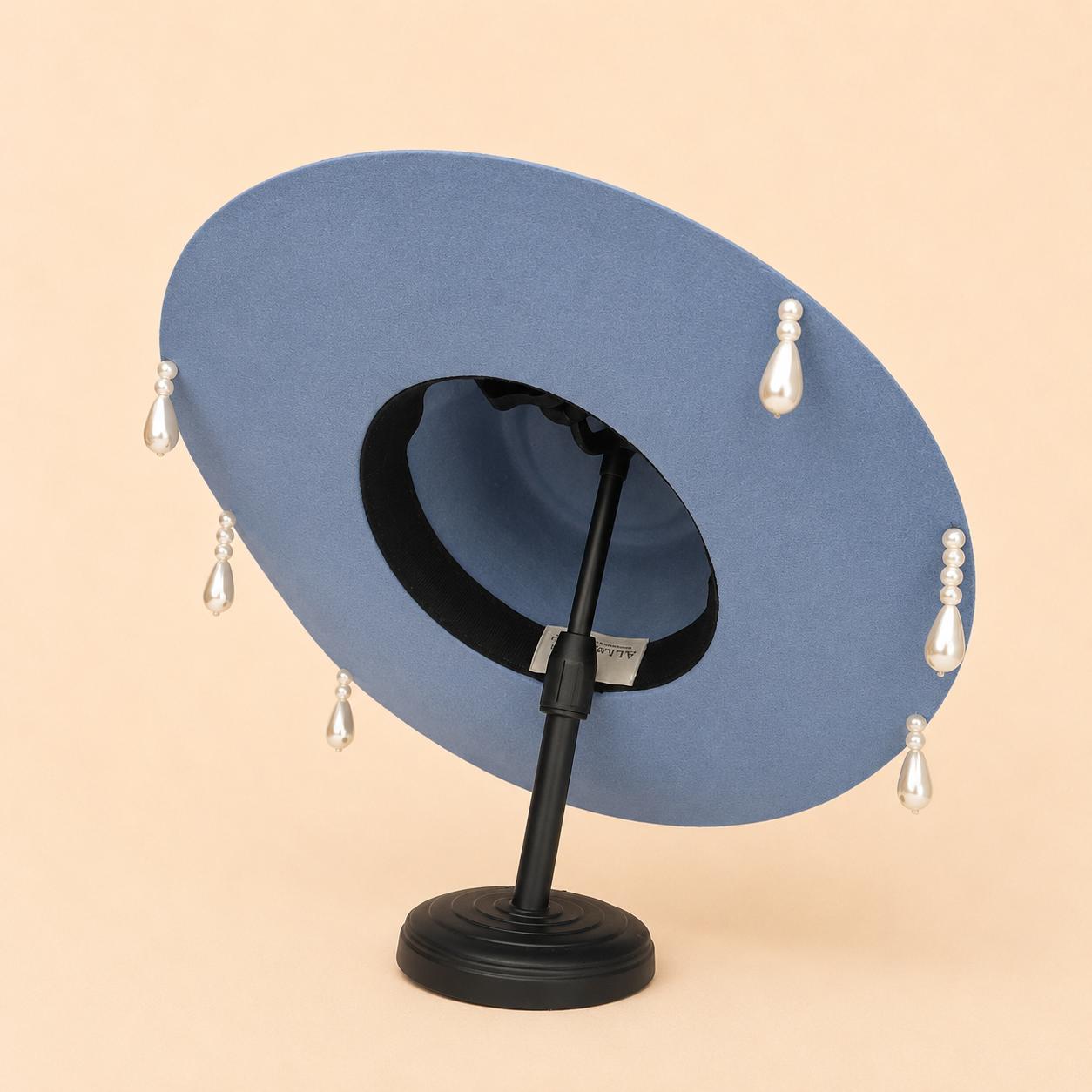 Fedora verde perlas tears (MX-001)