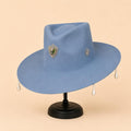 Fedora verde perlas tears (MX-001)