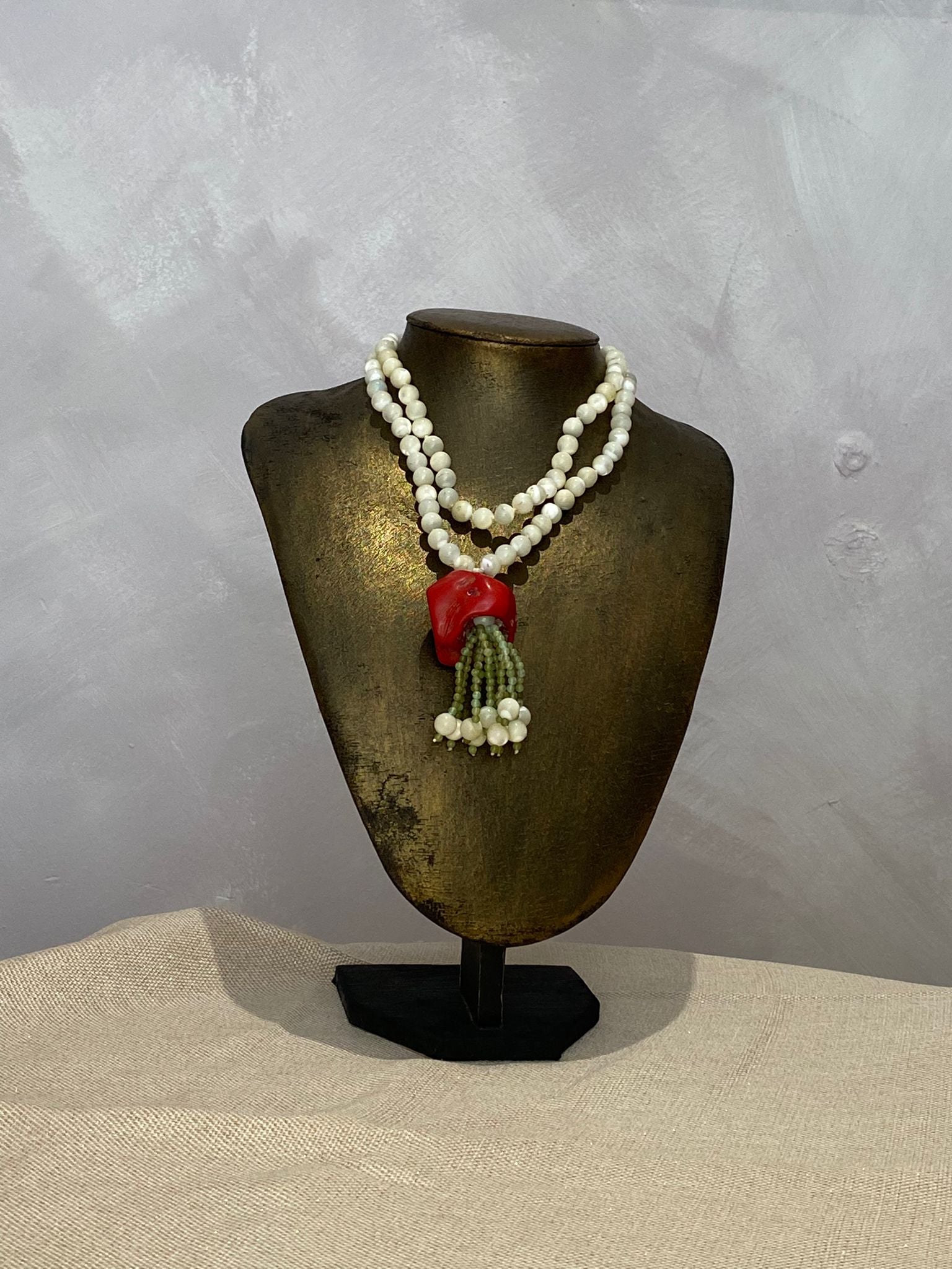 Necklace White Coral Soul (GL-0005)