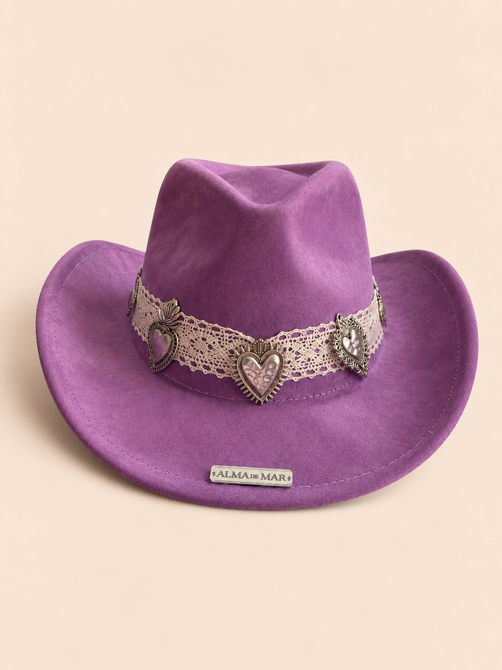 Purple heart hat