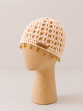 beige-melocoton Mesh Hat (EM-8012)