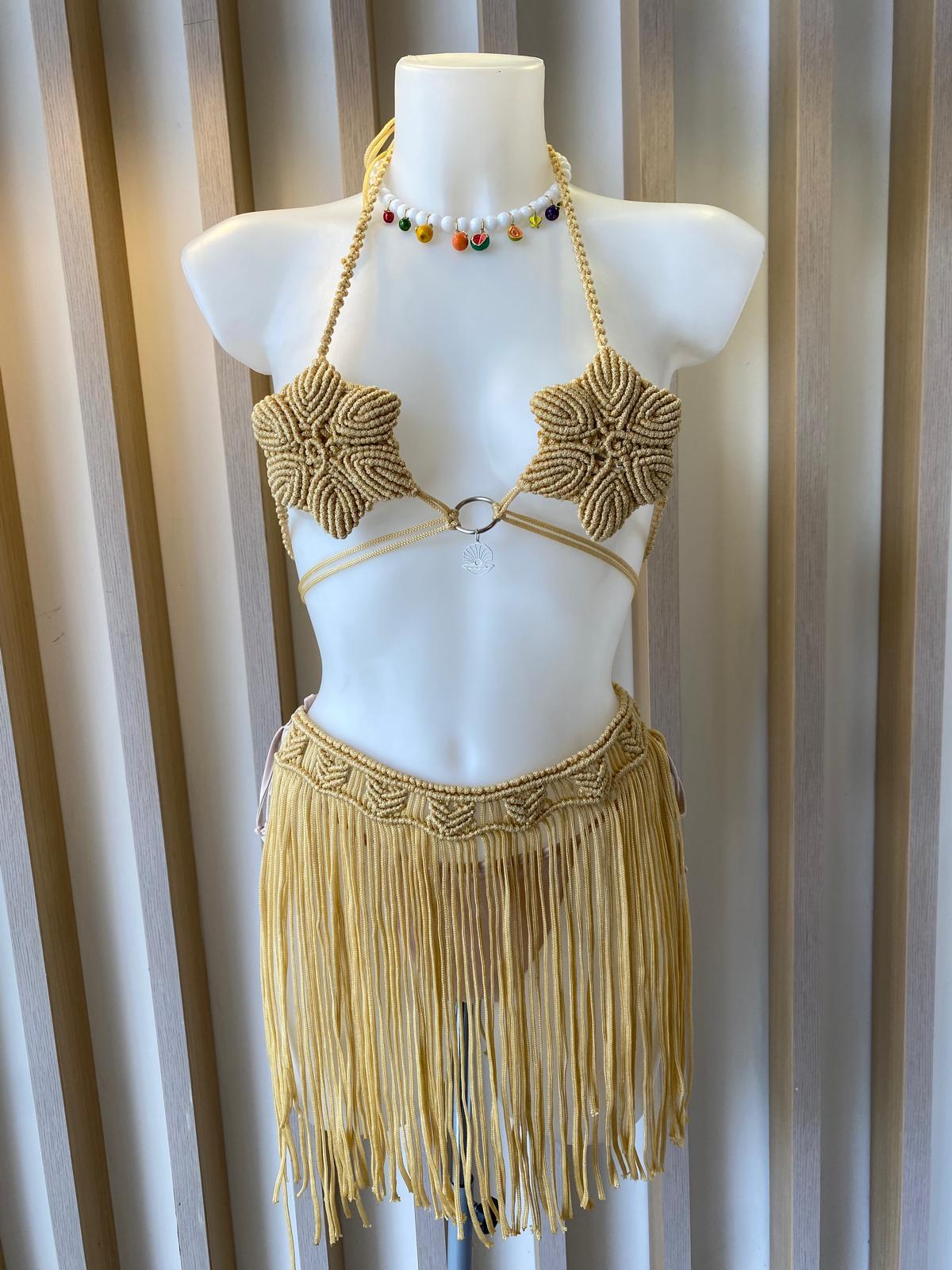 Wild flower bikini gold (MAR-6001)