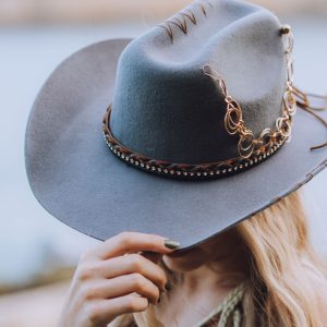 Texas Cowboy hat Gray Amor 55